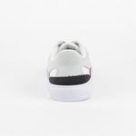 Tênis Randall Lona Camurça Street Roots - Branco-Vermelho-Branco