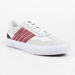 Tênis Randall Lona Camurça Street Roots - Branco-Vermelho-Branco