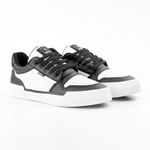 Tênis Randall Sintético Street Walk - Branco Preto