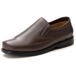 Sapatilha Comfort Masculino em Couro Café 1000