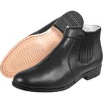 Botina Couro de Carneiro Preto Comfort 1701