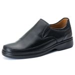 Sapato Comfort Masculino em Couro Preto 2007