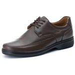 Sapato Comfort Masculino em Couro Café 2008
