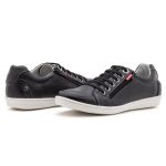 Sapatênis Masculino Couro Preto Comfort 2011