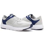 Tênis Sneaker Masculino Comfort Gelo/Azul 9002