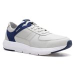 Tênis Sneaker Masculino Comfort Gelo/Azul 9002