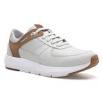 Tênis Sneaker Masculino Comfort Gelo/Caramelo 9002