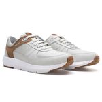Tênis Sneaker Masculino Comfort Gelo/Caramelo 9002