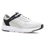 Tênis Sneaker Masculino Comfort Gelo/Preto 9002