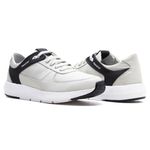 Tênis Sneaker Masculino Comfort Gelo/Preto 9002