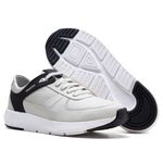 Tênis Sneaker Masculino Comfort Gelo/Preto 9002