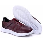 Tênis Masculino Ultra Leve Bordo Comfort 3023