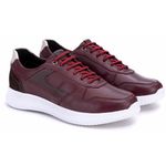 Tênis Masculino Ultra Leve Bordô Comfort 3024