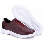 Tênis Masculino Ultra Leve Bordô Comfort 3024