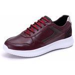 Tênis Masculino Ultra Leve Bordô Comfort 3024