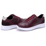 Tênis Masculino Ultra Leve Bordô Comfort 3024