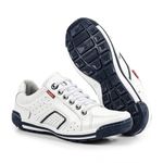 Sapatênis Masculino Couro Branco Comfort 3025
