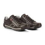 Sapatênis Masculino Couro Tabaco Comfort 3025