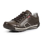 Sapatênis Masculino Couro Tabaco Comfort 3025