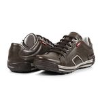 Sapatênis Masculino Couro Tabaco Comfort 3025
