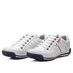 Sapatênis Masculino Couro Branco Comfort 3030