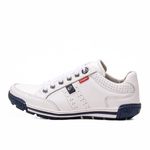 Sapatênis Masculino Couro Branco Comfort 3031