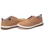 Sapatênis Masculino Couro Areia Comfort 7000