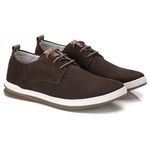 Sapatênis Masculino Couro Chocolate Comfort 7000