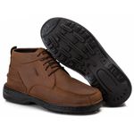 Bota Comfort Masculino em Couro Rústico Castor 8004