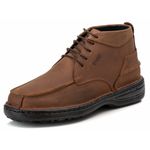 Bota Comfort Masculino em Couro Rústico Castor 8004