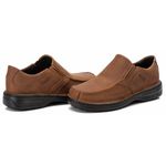 Sapato Comfort Masculino em Couro Rústico Castor 8005