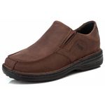 Sapato Comfort Masculino em Couro Rústico Pinhão 8005