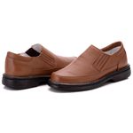Sapato Comfort Masculino em Couro Caramelo Floter 2009F