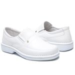 Sapato Comfort Masculino em Couro Branco 1003SE