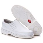 Sapato Comfort Masculino em Couro Branco 2009