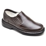 Sapato Comfort Masculino em Couro Café 2009