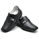 Sapato Comfort Masculino em Couro Preto 2016
