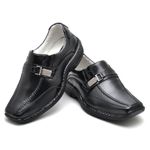 Sapato Comfort Masculino em Couro Preto 2018
