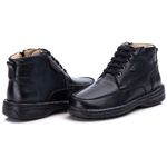 Bota Comfort Masculino em Couro Preto 8003