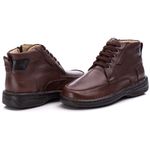 Bota Comfort Masculino em Couro Café 8003