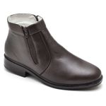 Botina Couro de Carneiro Café Comfort 1500