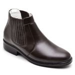 Botina Couro de Carneiro Café Comfort 1501
