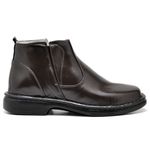 Botina Comfort Couro de Carneiro Café 4001
