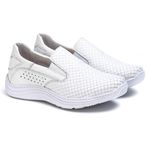 Tênis Feminino Couro Off White 200