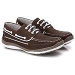 Dockside Comfort Masculino em Couro Chocolate 7500