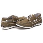 Dockside Comfort Masculino em Couro Cinza 7500