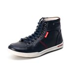 Sapatênis Cano Alto Masculino Azul Comfort 1006