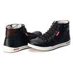 Sapatênis Cano Alto Masculino Petróleo Comfort 1006