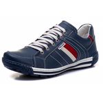 Sapatênis Masculino Azul Comfort 3003