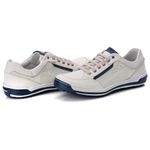 Sapatênis Masculino Gelo/Azul Comfort 3014